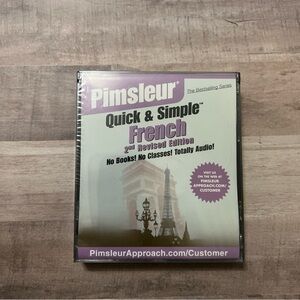 Pimsleur FRENCH Quick Simple 2nd Revised Edition Audio (4) CD Set NEW - SEALED